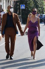 NATHALIE AMMANUEL Arrives at Hotel Excelsior in Venice 09/06/2020