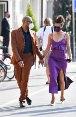 NATHALIE EMMANUEL and Alex Lanipekun Out in Venice 09/06/2020