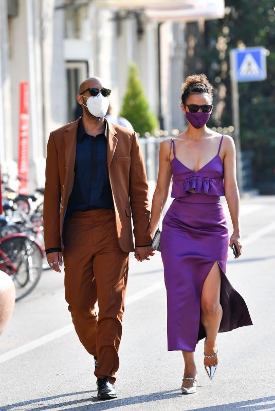 NATHALIE EMMANUEL and Alex Lanipekun Out in Venice 09/06/2020