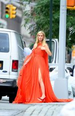 NICKY HILTON All in Red at a Photoshoot in New York 09/29/2020