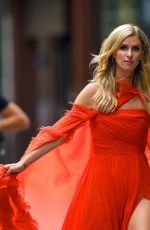 NICKY HILTON All in Red at a Photoshoot in New York 09/29/2020