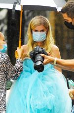 NICKY HILTON on the Set of a Photoshoot in New York 09/29/2020