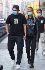 NICOLA PELTZ and Brooklyn Beckham Out in New York 09/21/2020