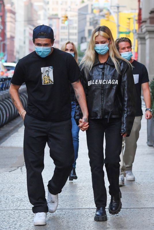 NICOLA PELTZ and Brooklyn Beckham Out in New York 09/21/2020