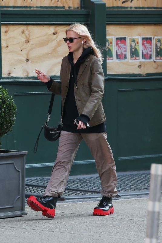 NICOLA PELTZ Out and About in New York 09/21/2020
