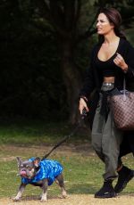 NICOLE BASS on the Set of TOWIE in Essex 09/12/2020