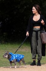 NICOLE BASS on the Set of TOWIE in Essex 09/12/2020