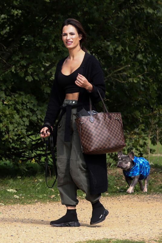 NICOLE BASS on the Set of TOWIE in Essex 09/12/2020