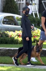 NICOLE RICHIE Out with Her Dog in Beverly Hills 09/03/2020