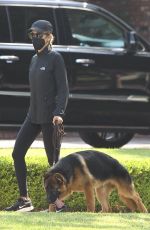 NICOLE RICHIE Out with Her Dog in Beverly Hills 09/03/2020