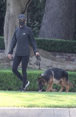 NICOLE RICHIE Out with Her Dog in Beverly Hills 09/03/2020