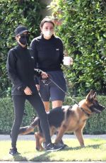 NICOLE RICHIE Out with Her Dog in Beverly Hills 09/03/2020