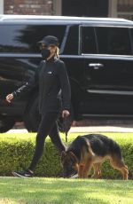 NICOLE RICHIE Out with Her Dog in Beverly Hills 09/03/2020