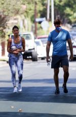 NICOLE SCHERZINGER and Thom Evans Heading to a Gym in Los Angeles 08/26/2020