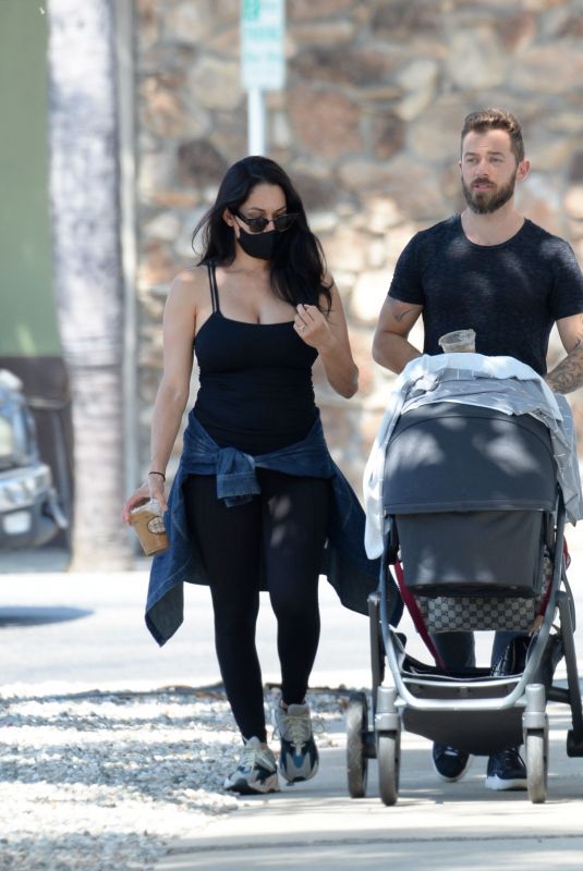 NIKKI BELLA and Aartem Chigvintsev at Sweet Butter Kitchen in Sherman Oaks 09/03/2020