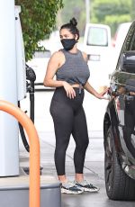 NIKKI BELLA at a Gas Station in Los Angeles 09/10/2020