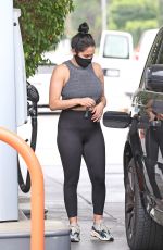 NIKKI BELLA at a Gas Station in Los Angeles 09/10/2020
