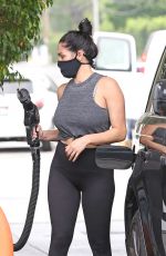 NIKKI BELLA at a Gas Station in Los Angeles 09/10/2020