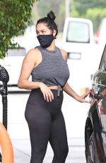 NIKKI BELLA at a Gas Station in Los Angeles 09/10/2020
