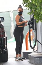 NIKKI BELLA at a Gas Station in Los Angeles 09/10/2020
