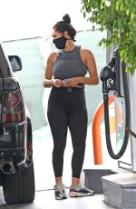 NIKKI BELLA at a Gas Station in Los Angeles 09/10/2020