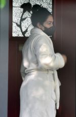 NIKKI BELLA Gets Tested for Covid-19 Outside Her House in Studio City 09/16/2020