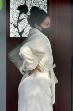 NIKKI BELLA Gets Tested for Covid-19 Outside Her House in Studio City 09/16/2020
