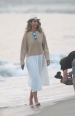 NIKKI LUND and :ADY VICTORIA HERBEY on the Set of Her You and I Music Video at a Beach in Malibu 09/21/2020