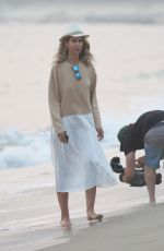 NIKKI LUND and :ADY VICTORIA HERBEY on the Set of Her You and I Music Video at a Beach in Malibu 09/21/2020