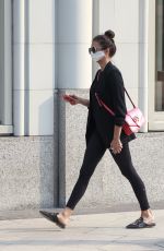 NINA DOBREV at a Louis Vuitton Store in Beverly Hills 09/07/2020