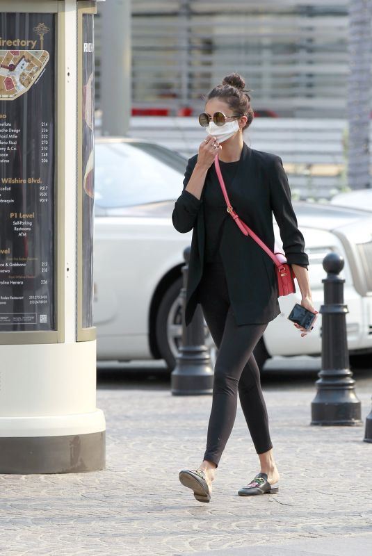 NINA DOBREV at a Louis Vuitton Store in Beverly Hills 09/07/2020