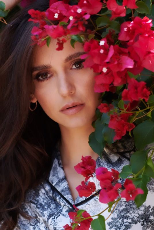 NINA DOBREV Promotes Dior Makeup 07/24/2020