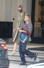NINA SUESS Out at Milan Fashion Week 09/23/2020