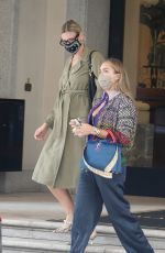 NINA SUESS Out at Milan Fashion Week 09/23/2020