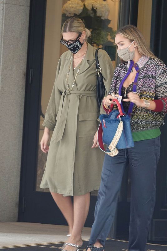NINA SUESS Out at Milan Fashion Week 09/23/2020