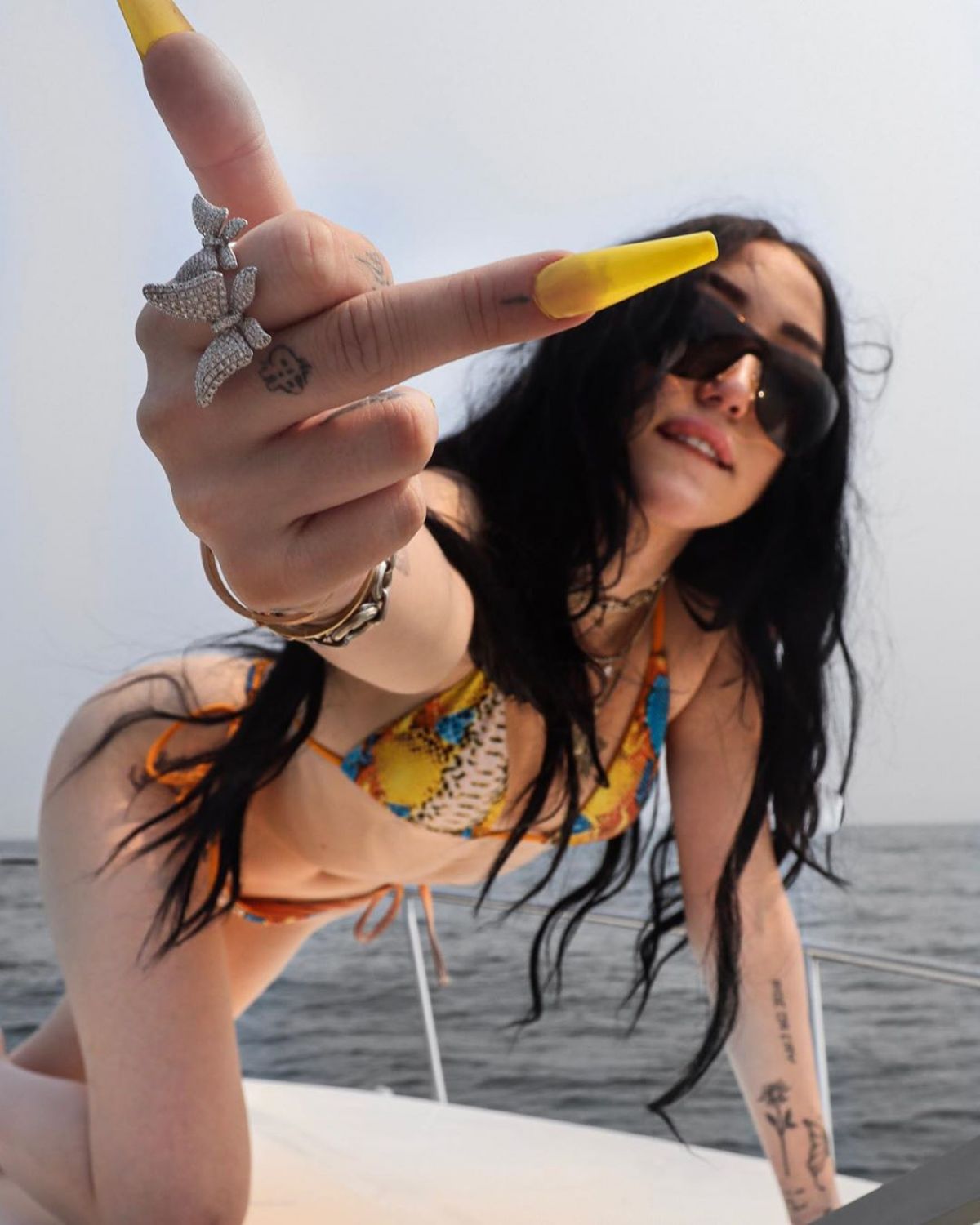 NOAH CYRUS in Bikini at a Boat - Instagram Photos and Video 09/09/2020.