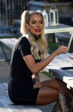 OLIVIA ATTWOOD, NICOLE BASS, GEORGIA HARRISON and FRAN PARMAN on the Set of Her New Show in Manchester 08/26/2020