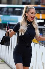 OLIVIA ATTWOOD, NICOLE BASS, GEORGIA HARRISON and FRAN PARMAN on the Set of Her New Show in Manchester 08/26/2020