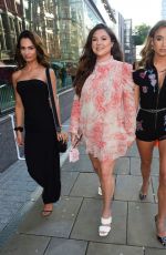 OLIVIA ATTWOOD, NICOLE BASS, GEORGIA HARRISON and FRAN PARMAN on the Set of Her New Show in Manchester 08/26/2020