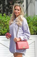 OLIVIA ATTWOOD on the Set of Her New Show Olivia Meets Her Match in Manchester 09/01/2020