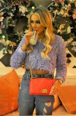 OLIVIA ATTWOOD on the Set of Olivia Meets Her Match in Manchester 09/23/2020