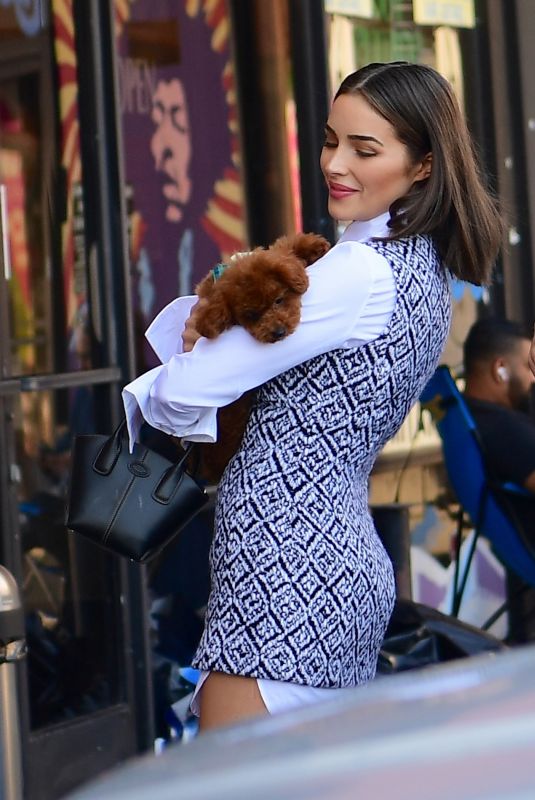 OLIVIA CULPO Out with Her Dog in Hollywood 09/25/2020