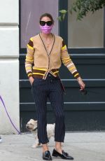 OLIVIA PALERMO Out with Her Dog in New York 09/14/2020