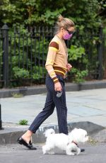 OLIVIA PALERMO Out with Her Dog in New York 09/14/2020