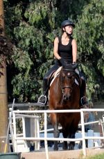 OLIVIA WILDE at Horseback Riding in Thousand Oaks 09/01/2020
