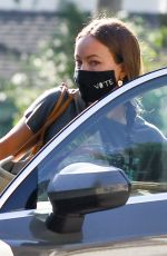 OLIVIA WILDE in Ripped Denim Out in Los Angeles 09/30/2020