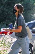 OLIVIA WILDE in Ripped Denim Out in Los Angeles 09/30/2020