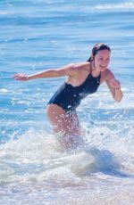 OLIVIA WILDE in Swimsuit at a Beach in Malibu 09/07/2020