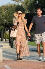 PARIS HILTON and Carter Reum at Malibu Country Mart 09/27/2020