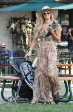 PARIS HILTON and Carter Reum at Malibu Country Mart 09/27/2020